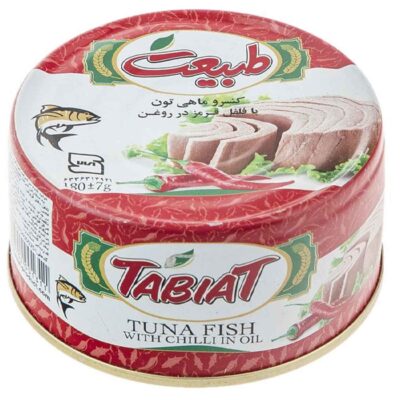 Tuna Chunks with Chilli in Oil – Tabiat (12-Pack, 180g Each)