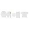 Unisex Baby Clothing Set with Hippo Design 5 Pieces
