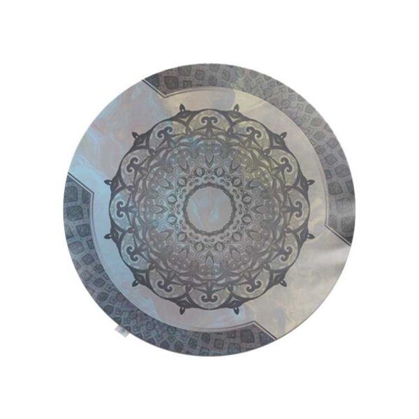 Velvet Tablecloth with Persian Mandala Design Round for Your Table Setting