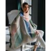 Women's Shawl with Watercolor Print Design