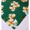 Cotton Scarf for Women - Green Floral Design