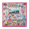 Cotton & Silk Scarf for Women - Fantasy Design