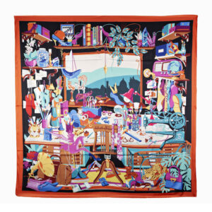 Cotton & Silk Scarf for Women – Fantasy Design