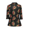 Women's Skirt Suit Set Two Piece with Floral Design