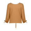 Women's Three Quarter Sleeve Blouse in Goldenrod