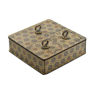 Wooden Candy Box Organizer with Khatam Kari Design