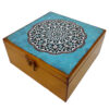 Wooden Candy Box Featuring Mandala Design
