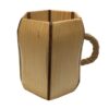 Wooden Makeup Cup Brush Holder Aristic Handcrafted