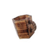 Wooden Makeup Cup Brush Holder Handcrafted Aristic Style