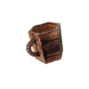 Wooden Makeup Cup Brush Holder Handcrafted Aristic Style