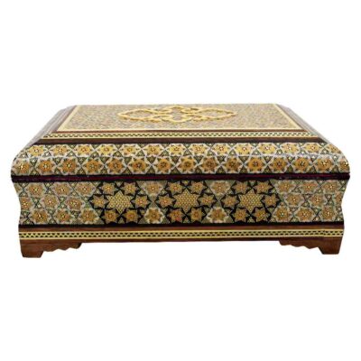 Wooden Persian Gift Box Handcrafted Khatam Kari