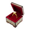 Wooden Persian Jewellery Box Handcrafted Khatam Kari