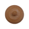 Handcrafted Wooden Sugar Bowl with Lid - Rustic Style