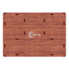 Wooden Tea Bag Organizer Box 4-Compartment Tea Cup Design