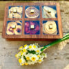 Wooden Tea Bag Organizer Box Inspired by Persian Design