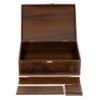 Wooden Tea Bag Organizer Box with Leaf Design