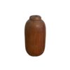 Handcrafted Decorative Single Stem Vase Made from Natural Solid Wood - Set of 2