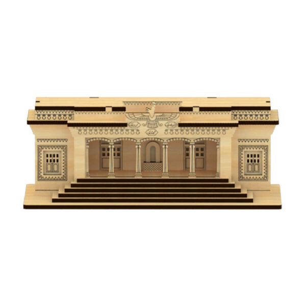 3D Wooden Puzzle - Persian Fire Temple Model Kit