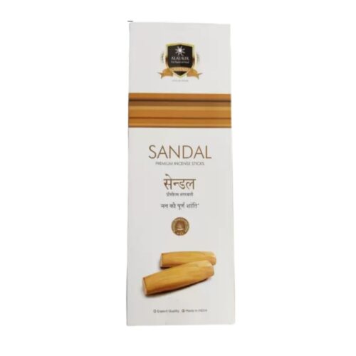 Alaukik Handmade Sandalwood Incense Sticks – 50 Sticks (Pack of 2)