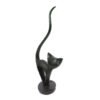 Set of 3 Animal Cat Figurines Decorative - Playful Kitten Sculptures
