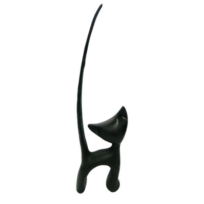 Set of 3 Animal Cat Figurines Decorative – Playful Kitten Sculptures