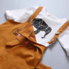 Baby T-shirt and Jumpsuit Set with Elephant Design