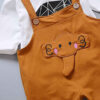 Baby T-shirt and Jumpsuit Set with Elephant Design