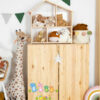 Baby Wooden Wall Sticker with Dinosaur Design for Nursery Room