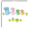 Baby Wooden Wall Sticker with Dinosaur Design for Nursery Room