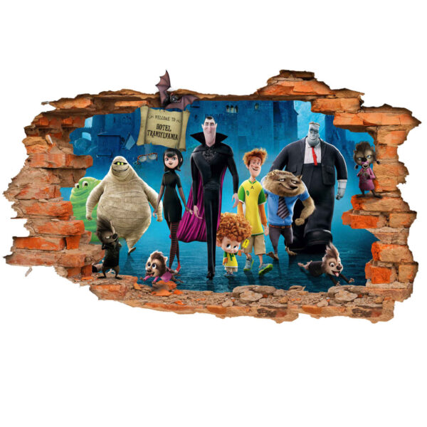 Baby Wall Sticker with Hotel Transylvania Design