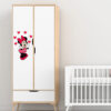 Baby Wooden Wall Stickers Model Minnie Mouse