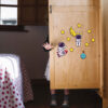 Baby Wooden Wall Stickers with Astronaut Design