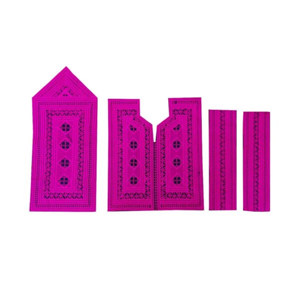 Balochi Embroidered Dress Panel Handmade Set of 4