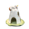 Decorative Ceramic Candle Holder with Unicorn Design Handcrafted
