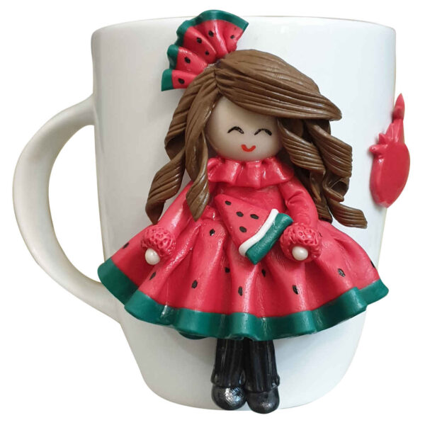 Artistic Handcrafted Ceramic Mug - Yalda Theme