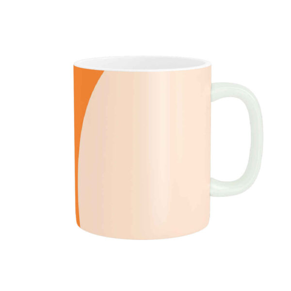 Ceramic Coffee Mug in Orange Color
