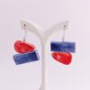 Ceramic Earrings for women Handcrafted Model Geometric