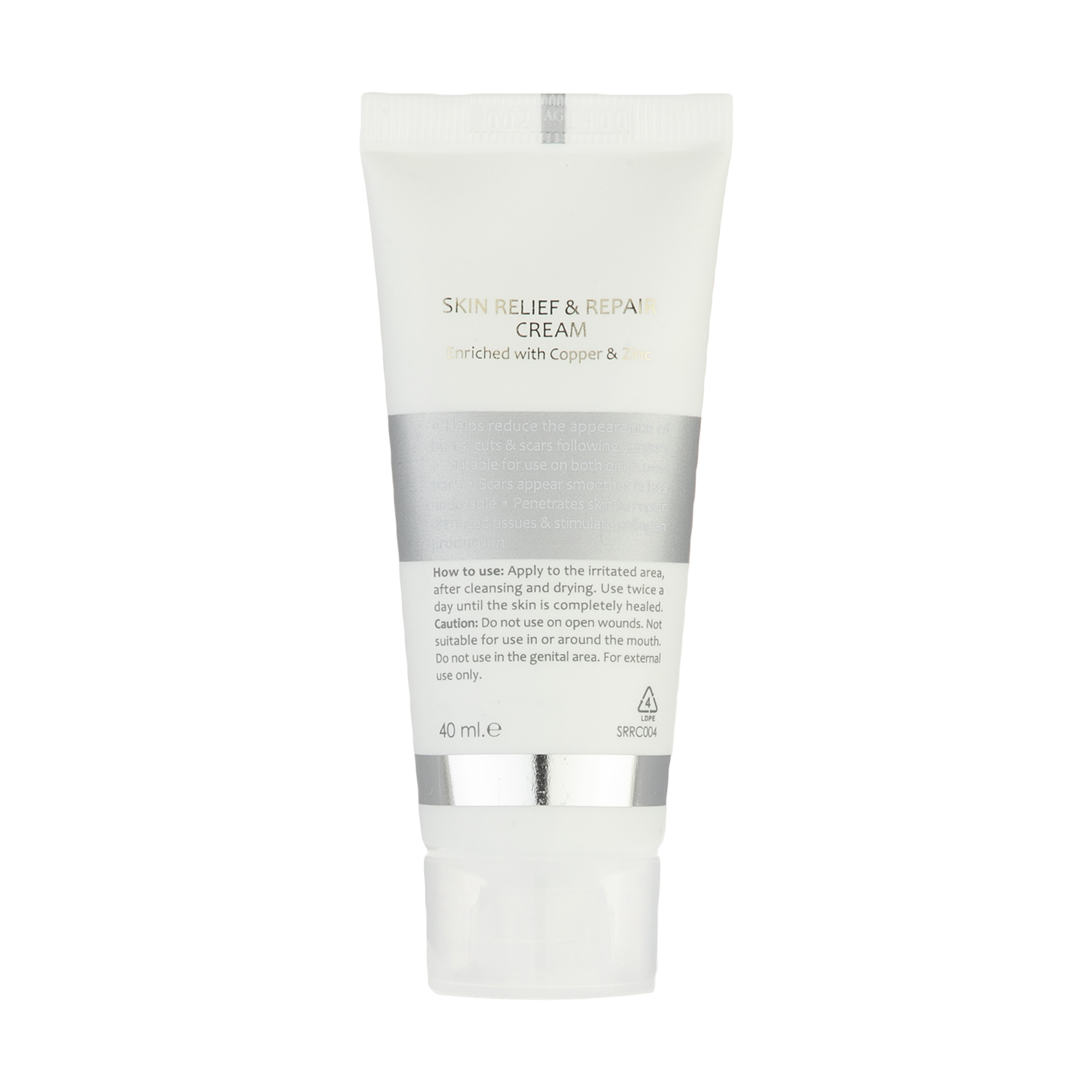 Cinere Skin Relief and Repair Cream 40 ml Enriched with Copper & Zink