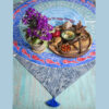 Cotton Tablecloth in Persian Fish Pool Traditional Design 4 Seater