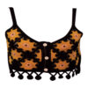Crochet Crop Top for Women with Ethnic Design Model Floral