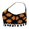 Crochet Crop Top for Women with Ethnic Design Model Floral