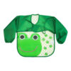 Cute Baby Bib with Sleeves Model Frog