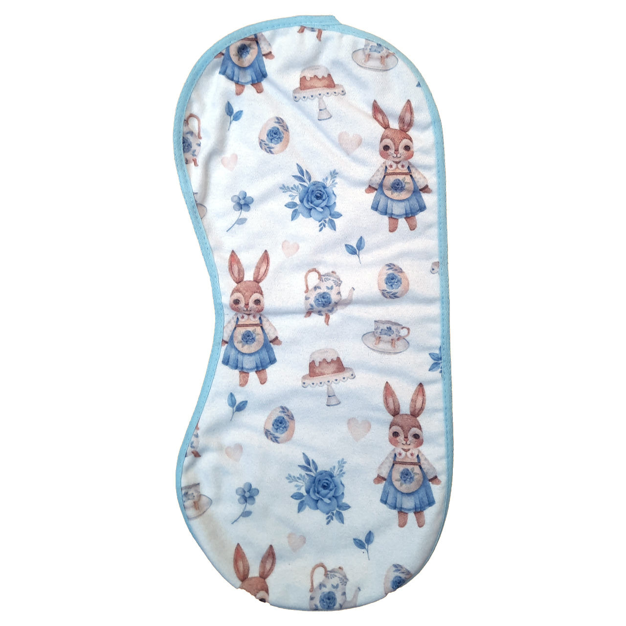 Cute Baby Bibs for Eating with Rabbit Design Set of 3