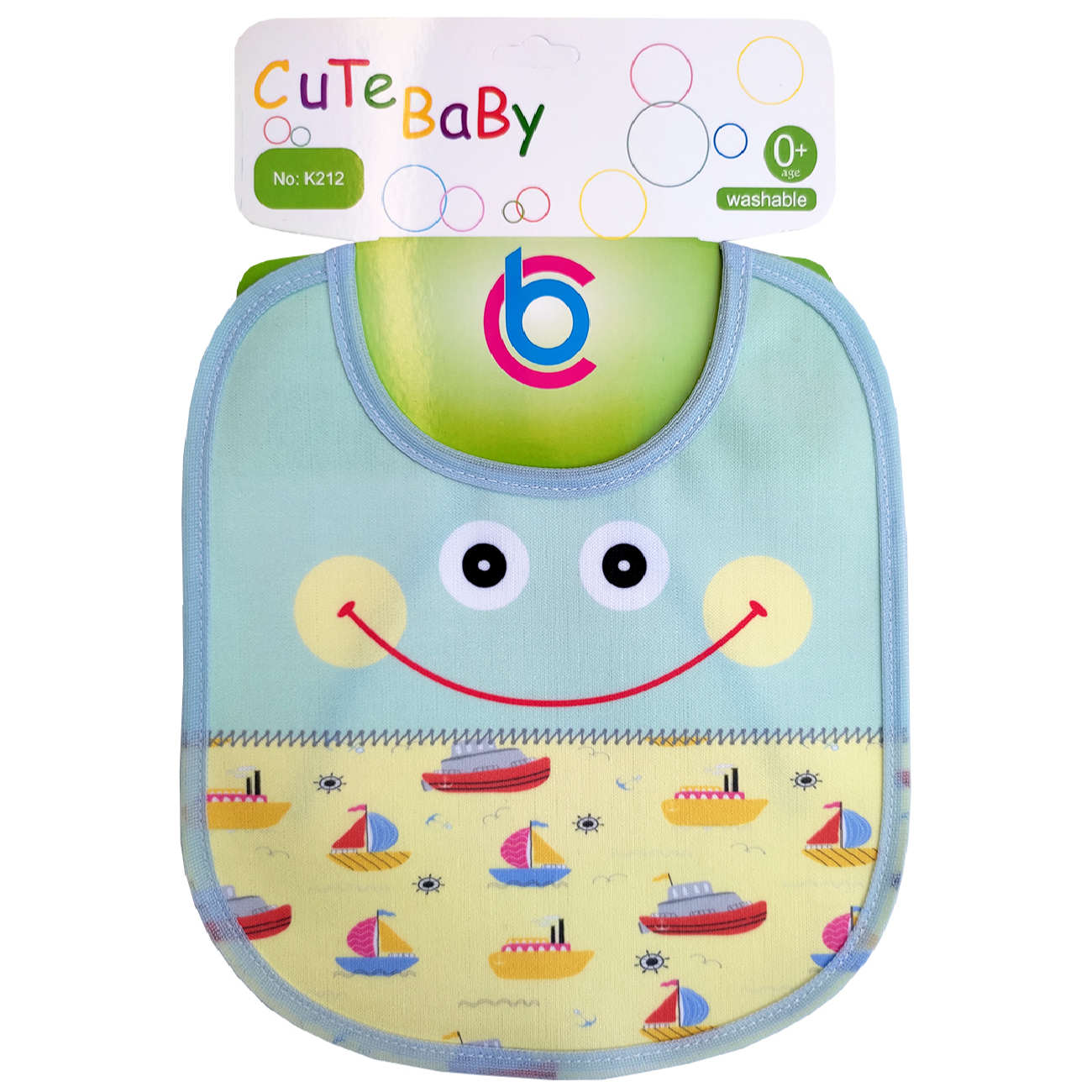 Cute Baby Bibs for Eating with Straps Pack of 4