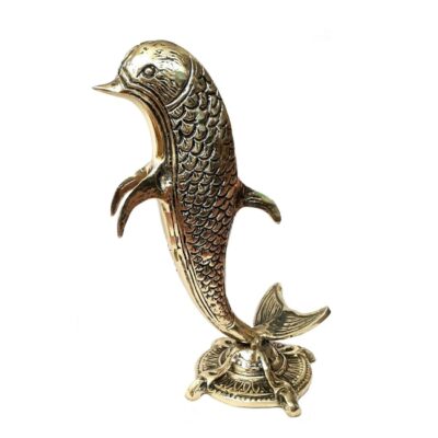 Decorative Animal Standing Dolphin Figurine – Marine Life Art