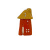 Decorative Ceramic Candle Holder with Cottage Design Handcrafted