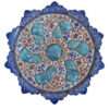 Decorative Copper Plate in Persian Minakari Enamel for Wall & Table Decor