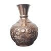 Handcrafted Persian Engraved Copper Vase Decorative - Set of 2