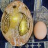 Persian Decorative Hand Painted Ostrich Egg Shell - Paisley