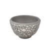 Decorative Pottery Bowl Artistic Handcrafted Adorned with Mirrorwork